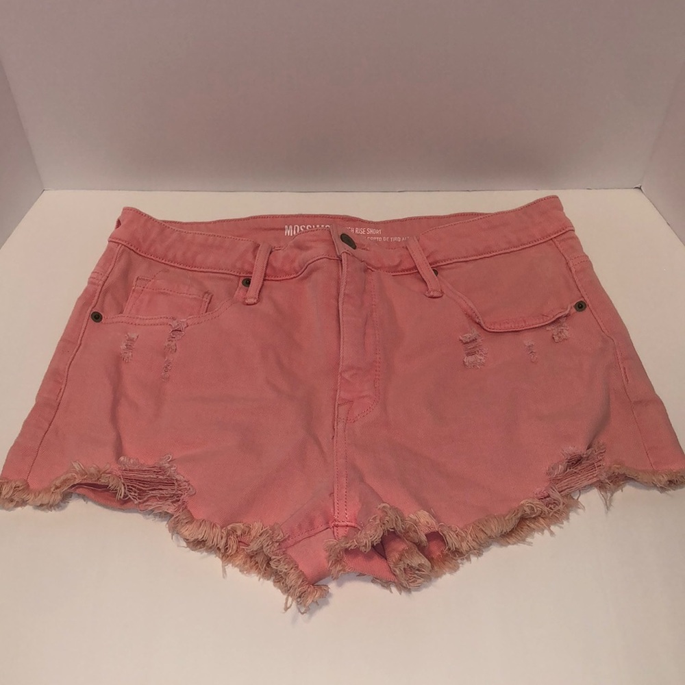 Mossimo women's pink denim shorts